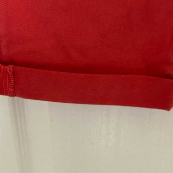 Anthropologie Women’s Relaxed Chino Cropped Pink Rose Size 31 New With Tag - Picture 5 of 16